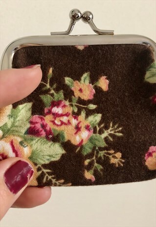 STUNNING FLORAL VINTAGE INSPIRED PURSE