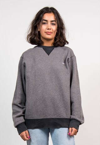 90'S VINTAGE GREY NIKE SWEATSHIRT JUMPER