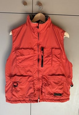 Vintage OLD NAVY  Orange Vest. Size M