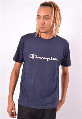 champion navy blue t shirt