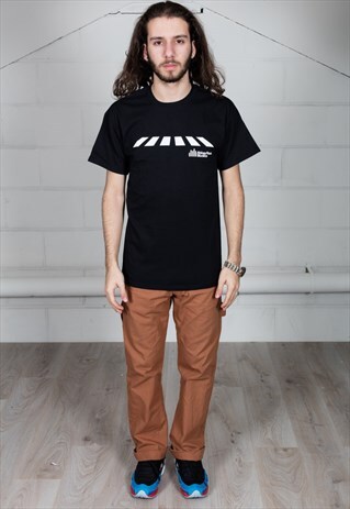 THE BEATLES ABBEY ROAD STUDIOS CROSSING LOGO UNISEX T-SHIRT