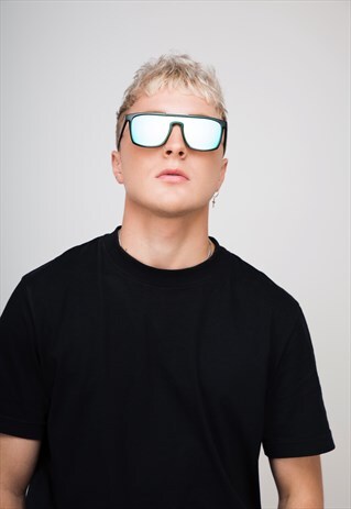 ENVY BLACK BROWLINE SUNGLASSES
