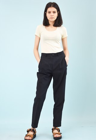 90'S RETRO REGULAR WAIST CLASSY TROUSERS