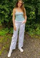 NIKE WOMAN CARGO LEGGINGS TROUSERS TRACK PANTS IN WHITE 