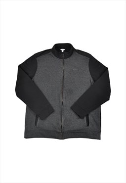 Vintage Calvin Klein Jacket Sweatshirt Black/Grey XL
