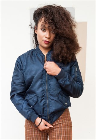 VINTAGE SATIN BOMBER (REF/771)