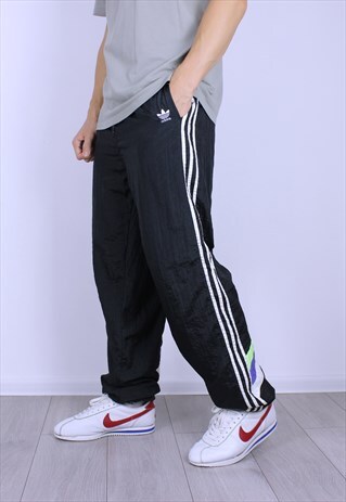VINTAGE ADIDAS ORIGINALS MENS SPORTS JOGGERS PANTS