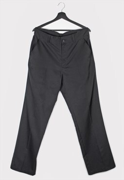 EQT golf pants trousers chinos black Y2k W32 L32 men's