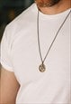 OM NECKLACE FOR MEN BRONZE CHAIN YOGA FESTIVAL JEWELRY