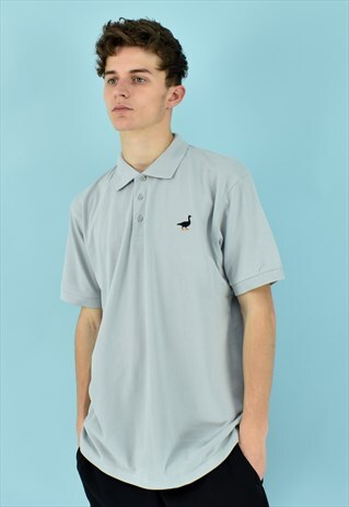G&G UNISEX PACIFIC GREY S/S GOOSE POLO