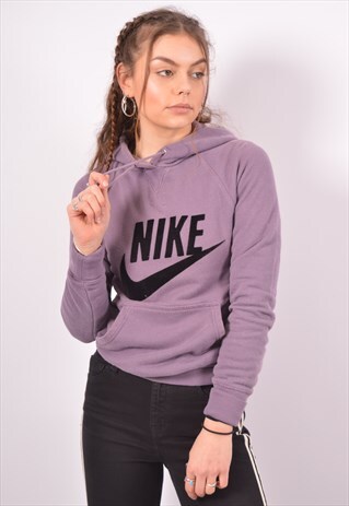 VINTAGE NIKE HOODIE JUMPER PURPLE