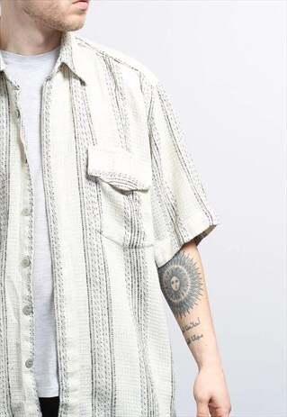 VINTAGE AZTEC PATTERNED SHIRT