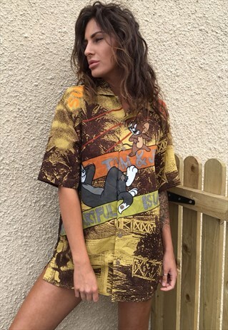 OVERSIZED RETRO 90S 80S VINTAGE UNISEX FESTIVAL SHIRT