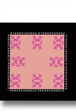 Classic logo scarf pink monogram