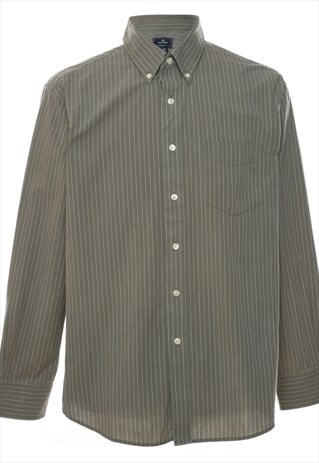 VINTAGE DOCKERS STRIPED SHIRT - L