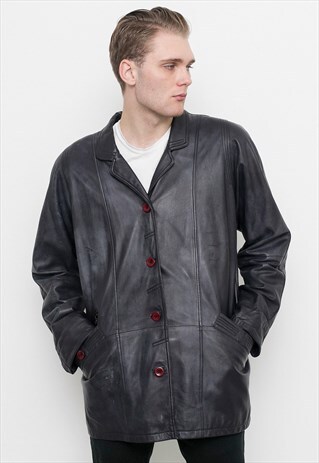 DISTRESSED LEATHER JACKET