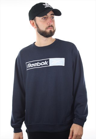 VINTAGE REEBOK BIG LOGO SWEATSHIRT JUMPER
