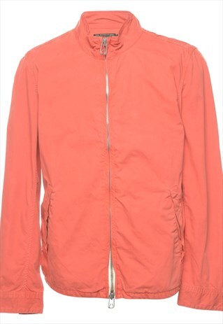 ZIPPER RED JACKET - M