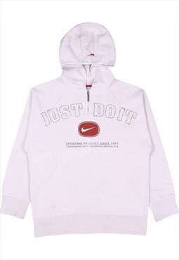 Vintage 90's Nike Hoodie Just Do It Spellout Quarter Zip