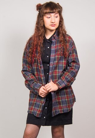 VINTAGE 90'S GRUNGE STYLE FLANNEL SHIRT