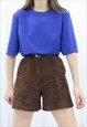 90S VINTAGE DARK BLUE BLOUSE TOP