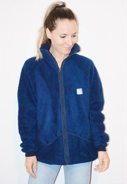 Vintage 90s HELLY HANSEN Zip Up Fleece Sweatshirt