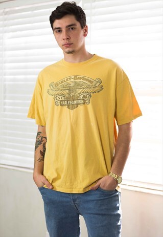 VINTAGE HARLEY DAVIDSON T-SHIRT LOGO 90S XL 9