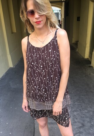 VINTAGE 90' MULTILAYER AIRY CO-ORDINATES TOP AND SHORTS