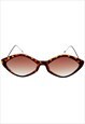 CUTE SUNGLASSES IN BROWN WITH LIGHT BROWN LENS