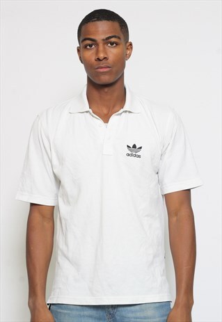 VINTAGE ADIDAS LOGO POLO SHIRT