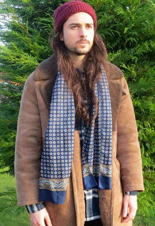 VINTAGE 70S MOD PAISLEY SCARF - SAMMY - INDIE - GENTS