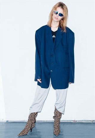 VINTAGE OVERSIZED SUIT JACKET / UNISEX