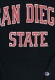 CHAMPION SAN DIEGO STATE BLACK HOODIE L