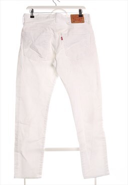 Vintage 90's Levi's Jeans 502 Denim Slim Fit White Men's 31