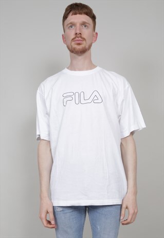 VINTAGE 90'S FILA WHITE T-SHIRT