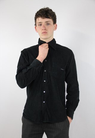 VINTAGE D&G BLACK CORD SHIRT