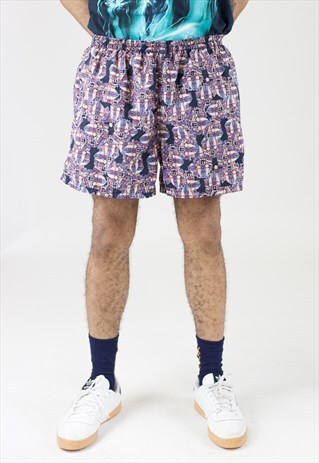 VINTAGE 90S MULTICOLOURED SWIM SHORTS