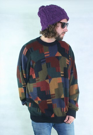 VINTAGE KNIT JUMPER OVERSIZED KNIT