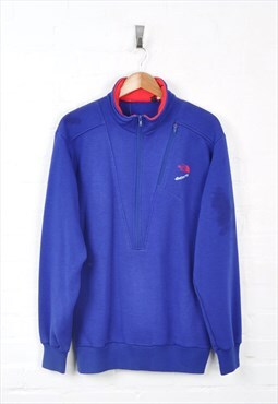 RARE Vintage The North Face 1/4 Zip Sweater Large CV0645