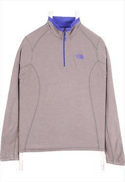 Vintage 90's Wrangler Fleece Jumper Spellout Logo Quarter