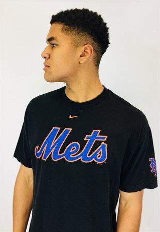 NIKE METS MLB SWOOSH T SHIRT