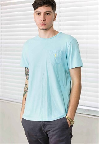 VINTAGE RALPH LAUREN POCKET T-SHIRT LOGO 90S L 5.0