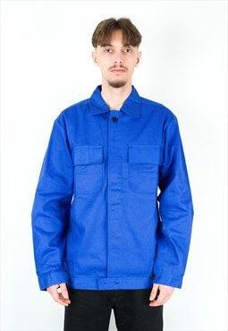 Brand New with tags SANFOR M Worker Jacket Coat Blue Utility