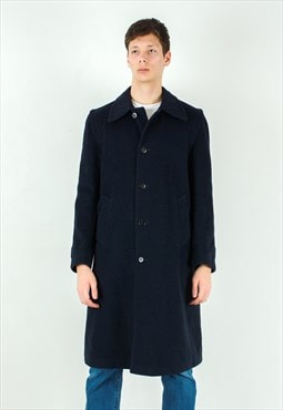 Rehbochloden L Wool Jacket Overcoat Warm Mac Trench Coat Mod
