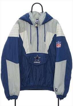 Vintage Starter NFL Proline Dallas Cowboys Blue Coat Mens