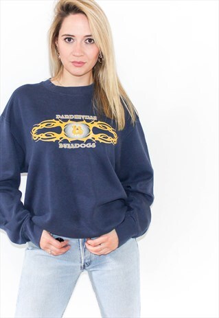 VINTAGE 90'S OVERSIZE FIT BULLDOGS SWEATSHIRT