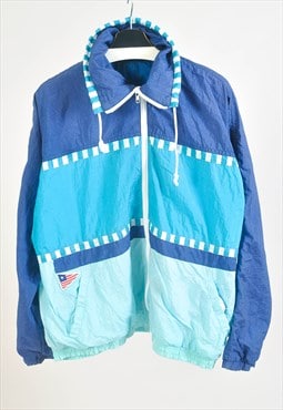 Vintage 90s shell jacket in blue