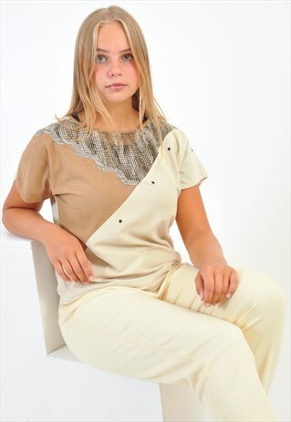 VINTAGE T-SHIRT IN BEIGE