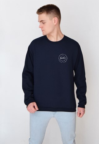 NAVY 5 EMBLEM (WHITE) SWEATSHIRT