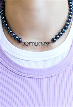 Antihype pearl necklace